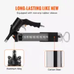6000 PSI Heavy Duty Grease Gun with Flexible Hose – 400CC Pistol Grip Manual 5 65228 986f2b