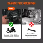 23-Piece FWD Wheel Bearing Press & Puller Kit for Front Wheel Drive Vehicles 7 65246 1d65a4