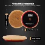 Heavy Cut Wool Polishing Pads for Dual Action & Rotary Polishers – 3/5/6 Inch 9 65335 8a2d58