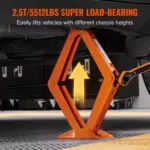 Heavy-Duty 2.5 Ton Scissor Jack with 3.7"-17.1" Lifting Range for Cars & Trucks 5 65363 b749f7