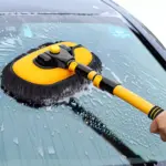 Telescopic Car Wash Mop with Curved Handle – Scratch-Free Cleaning Brush 4 65397 250b77