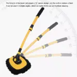 Telescopic Car Wash Mop with Curved Handle – Scratch-Free Cleaning Brush 9 65397 4141a4