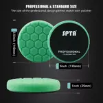 Honeycomb Car Buffing Pads – 5" Polishing & Waxing Foam Set 7 65412 a9c9d0