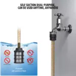 125Bar Electric High Pressure Washer with Adjustable Nozzle & Quick Connect Kit 10 65470 5eb6a0