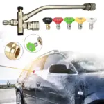 Dual Valve Snow Foam Spray Gun with 1/4” Quick Connect – 5 Nozzle Kit 8 65491 424a02