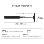 Telescopic Rearview Mirror Wiper with Extendable Handle – Car Cleaning Tool 7 65500 772466