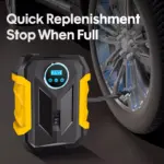 Portable Digital Car Tire Inflator with Auto Shut-Off & LED Light 4 65657 40e667