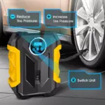 Portable Digital Car Tire Inflator with Auto Shut-Off & LED Light 5 65657 e5a060