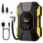 Wireless Electric Tire Inflator Pump with Digital Display for Car, Bike & Ball 9 65681 80ef24