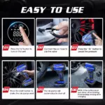 Portable Wireless Car Tire Inflator 9 65690 3a0cea