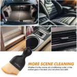 Air Conditioner Outlet Cleaning Brush – Soft Dust Removal Tool for Car Vent Gaps 8 65736 6e0609