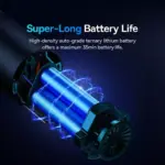 16000Pa Powerful Wireless Handheld Car Vacuum Cleaner - Portable and Compact for Home, PC, and Auto Use 7 65794 f8d748