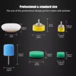 29pcs Mini Car Polishing Kit with Flexible Shaft for Detailing & Buffing 8 65864 5a552f