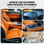 50-Pack Car Interior Leather Cleaning Wipes 9 66084 03ef41