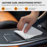 50-Pack Car Interior Leather Cleaning Wipes 5 66084 62453f