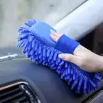 2-Pack Microfiber Chenille Car Wash Sponge Gloves – Auto Detailing Cleaning Pads 7 66209 3f268a