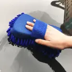 2-Pack Microfiber Chenille Car Wash Sponge Gloves – Auto Detailing Cleaning Pads 4 66209 edd901