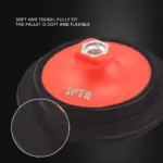 5"/6" Orange Hook & Loop Backing Plate for Dual Action Car Polisher 7 66224 f1f8ed