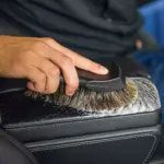 Genuine Horsehair Leather Cleaning Brush for Car Interior Detailing 3 66300-f38799.webp