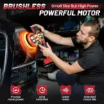 21V Cordless 6-Inch Car Polisher Kit with Dual Batteries & 16 Attachments 7 66327 2d2b3b