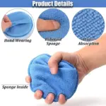 5Pcs Microfiber Car Detailing Pads 5 66367 9367d4