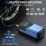 4-in-1 Car Jump Starter and Air Pump with Power Bank and LED Lights 5 66496 87f4ac