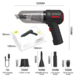 9000Pa Wireless Handheld Vacuum & Air Duster – Portable Wet/Dry Cleaner 10 66636 94aba8