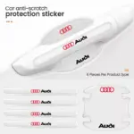 Transparent Car Door Handle Scratch Protector Stickers for Audi 5 66806 39d8ae