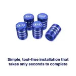 Aluminum Tire Valve Caps for KIA 5 66818 2c252b