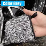 Super Soft Microfiber Car Wash Mitt for BMW, Toyota, Ford Detailing 5 67034 53eba4