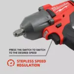 18V Lithium Battery Cordless Mid-Torque Impact Wrench for Porsche 6 67201 4874b4