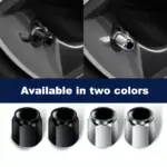 4PCS Metal Tire Valve Caps for Porsche 911, Macan, Cayenne 7 67254 632483