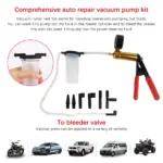Automotive Fluid Tester & Vacuum Pump Kit for Toyota, Ford, and Honda 6 67355 4fb9ad