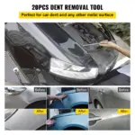 20 Pcs Paintless Dent Repair Rods Tool Kit for Chevy, Mazda, Hyundai - Hail Damage Removal 5 67375 e565f9