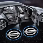 Wireless LED Car Door Logo Projector Lights For Nissan 4 67586 b9d0ae