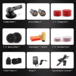 12V Cordless Dual Action Polisher Kit for Car Waxing and Polishing - Variable Speed, 2 Batteries 5 67939 a7dd4b