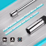3PC Magnetic Swivel Spark Plug Socket Set - 3/8" Drive, Cr-V Steel 5 68015 28220c