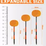 Adjustable Telescoping Car Wash Brush with Chenille Mop Head 8 68067 36f89c