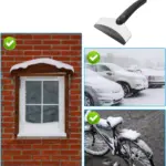 2Pcs Tesla Car Snow Remover & Ice Scraper Set 6 68178 8659f4