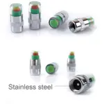 4-Piece Tesla Tire Pressure Indicator Valve Cap Sensor 6 68254 9feadc