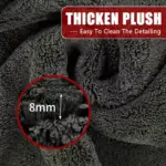 1200GSM Microfiber Car Detailing Towel for Drying, Cleaning & Polishing - 36" x 24" for Tesla 5 68444 33a514