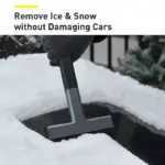 Durable Ice Scraper for Tesla Windshield - Effortless Snow & Ice Removal 4 68470 3ed528
