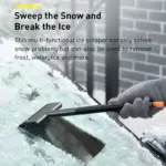 Durable Ice Scraper for Tesla Windshield - Effortless Snow & Ice Removal 7 68470 47eb99