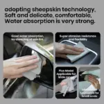 Genuine Sheepskin Car Care Cleaning Cloth for Tesla 7 68523 230252