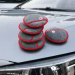 5 Inch Tesla Car Waxing Sponge Applicator Pads - Soft Foam for Auto Care 7 68558 266f03