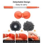 Telescopic Double Brush Head Car Wash Mop for Tesla – 360° Rotating, Scratch-Free Cleaning 7 68569 867827