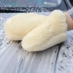 100% Pure Wool Double-Sided Car Wash Mitt for Tesla - Ultra-Soft, Scratch-Free & Highly Absorbent 5 68669 a194a7