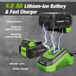 20V Cordless Impact Wrench 1/2-inch 300N.M Max Torque for Tesla with Fast Charger 6 69026 00a096
