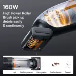 Powerful Cordless Car Vacuum Cleaner with Pet Hair Roller Brush & LED Light 5 69164 351a96
