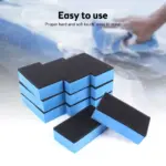 Car Ceramic Coating Sponges with Cloth Applicator for Nano Wax & Polishing 5 69179 171512